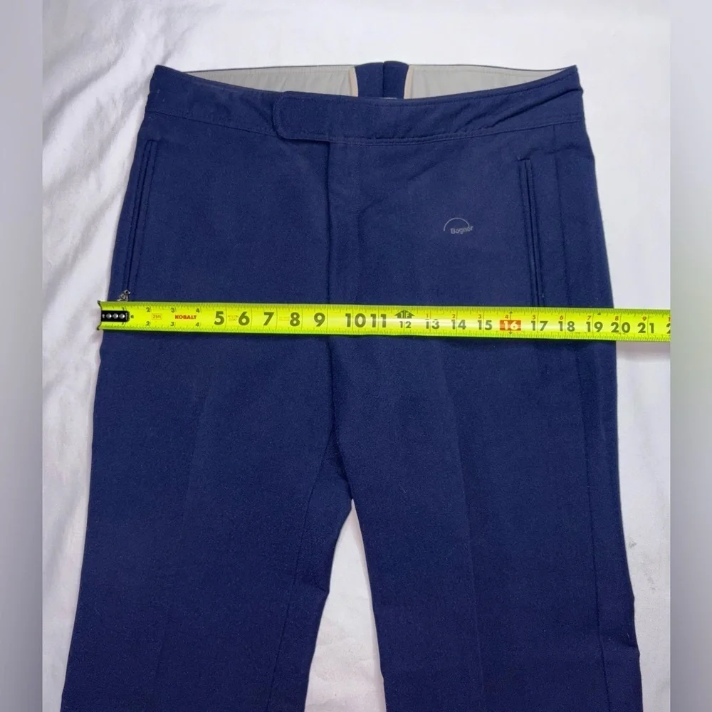 Bogner Men’s Size 35 Navy Blue Leg Side Zip Winter Ski Pants